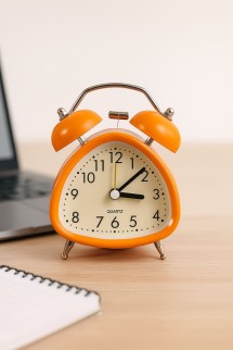 Часы-будильник &quot;Time buddy&quot;, orange (12,5х9,5 см)