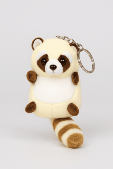 Плюшевый брелок "Cute racoon", mix (11 см)