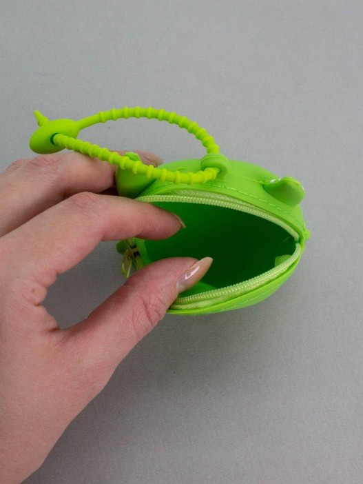 Брелок-кошелёк &quot;Funny monster&quot;, green (8*8.7 см) 