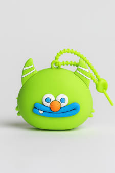 Брелок-кошелёк "Funny monster", green (8*8.7 см)