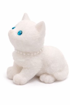 Мялка - антистресс "Sitting kitty", white