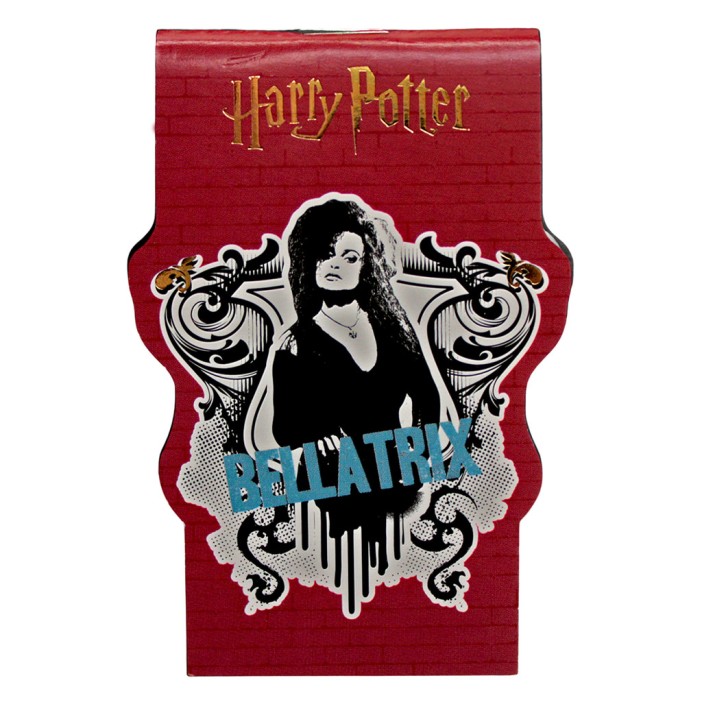 Блокнот фигурный А7 "Гарри Поттер-1", 40л, на скрепке, тиснение золотой фольгой 