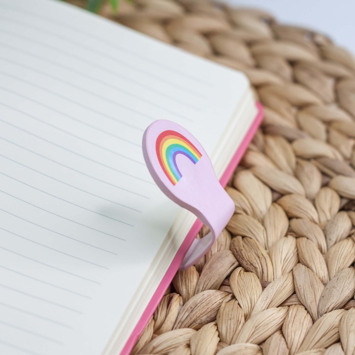 Блокнот (B6) &quot;Rainbow unicorn&quot;, pink (13*18) 