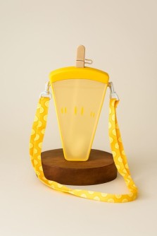 Бутылка "Slice orange", yellow (320 ml)