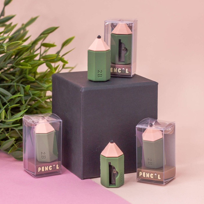 Точилка для карандашей "Pencil", шоу-бокс 24 шт. 