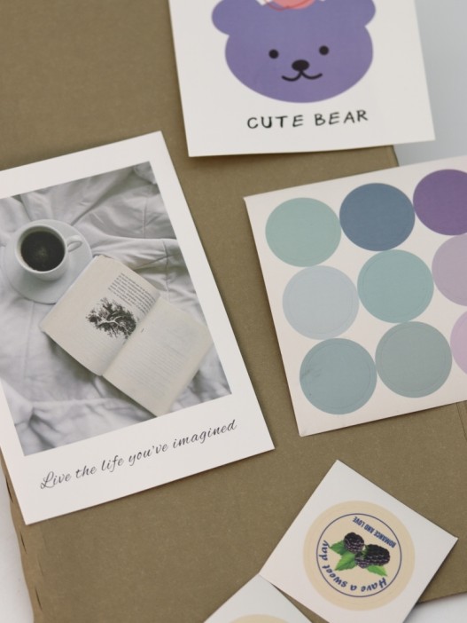 Упаковочный набор д/подарков (2 листа+лента+открытка+5 наклеек) &quot;Humble elegance&quot;,40x50см 