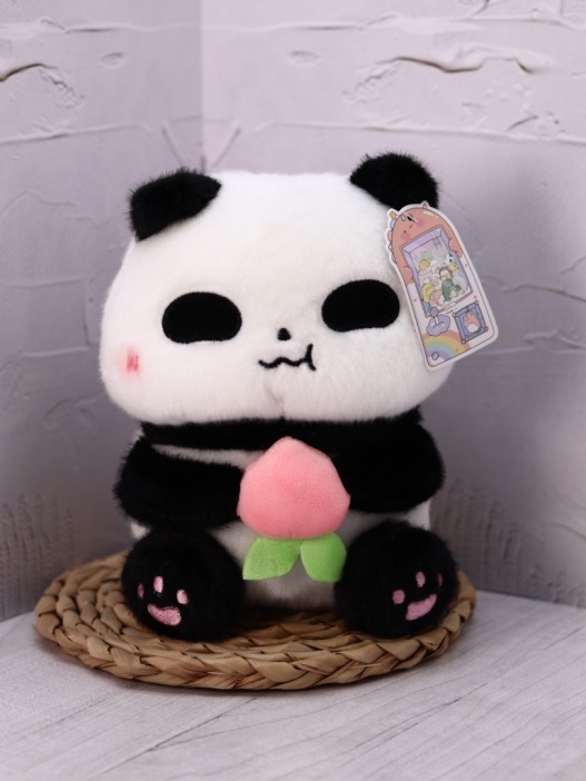 Мягкая игрушка &quot;Fruit panda&quot;, peach, 20 см 