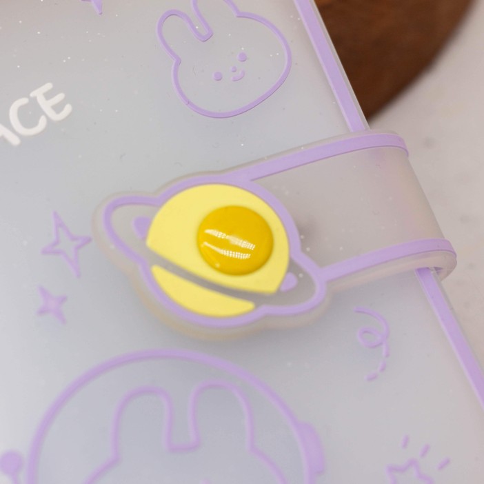 Визитница "Space hare", purple 