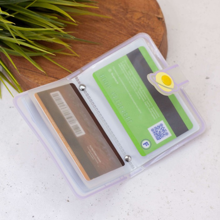 Визитница "Space hare", purple 