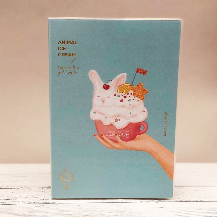 Тетрадь &quot;Ice cream rabbit&quot; 