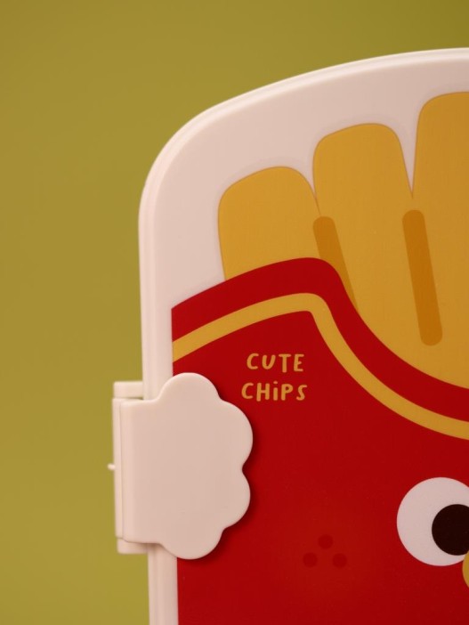 Ланчбокс &quot;French fries&quot;, white, 1350 ml 