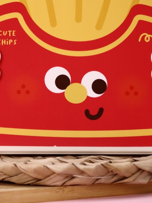 Ланчбокс &quot;French fries&quot;, white, 1350 ml 