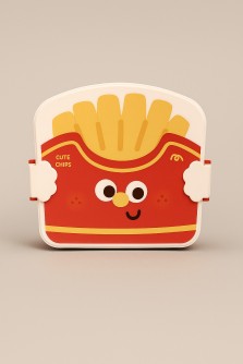 Ланчбокс "French fries", white, 1350 ml