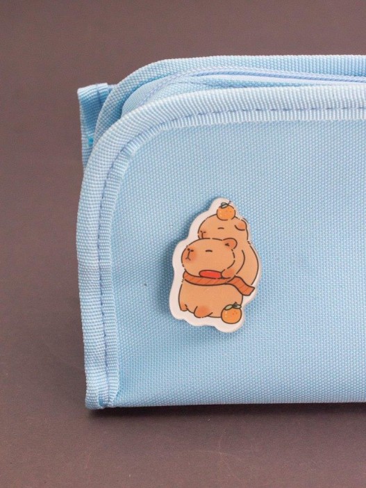 Значок акриловый iLikeGift &quot;Capybaras in a Scarf&quot; 