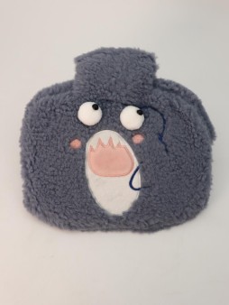 Грелка плюшевая "Funny faces", shark, 1000 мл (20*20 см)