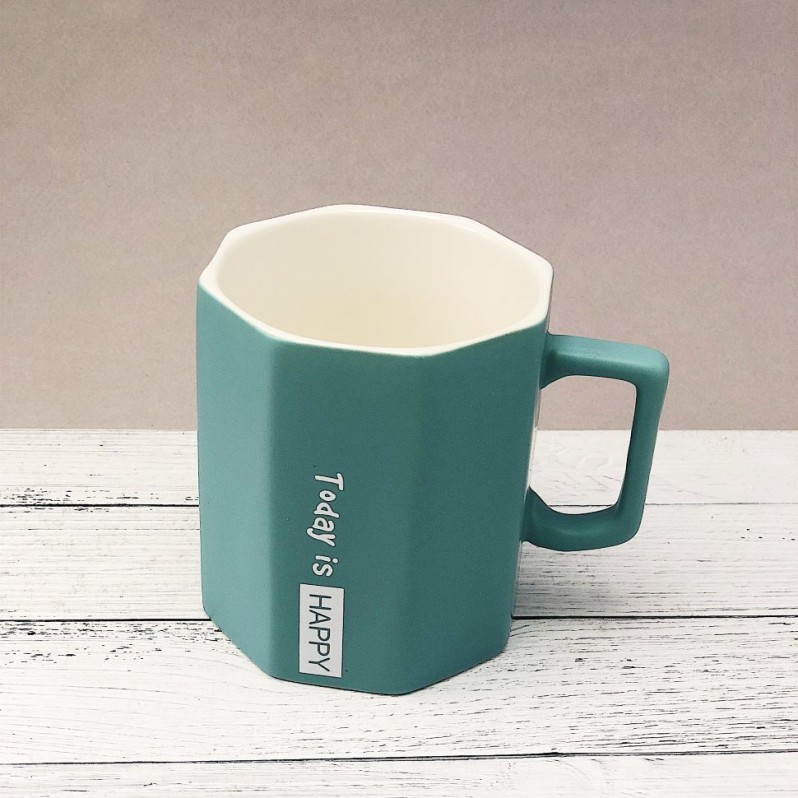 Кружка &quot;Today is happy&quot;, green (300ml) 