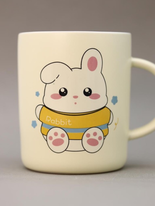Кружка «Cute rabbit», yellow 