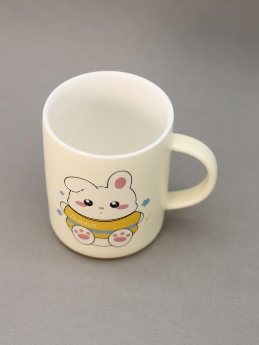 Кружка «Cute rabbit», yellow 