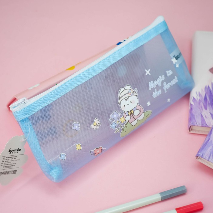 Пенал "Flower bunny", blue 