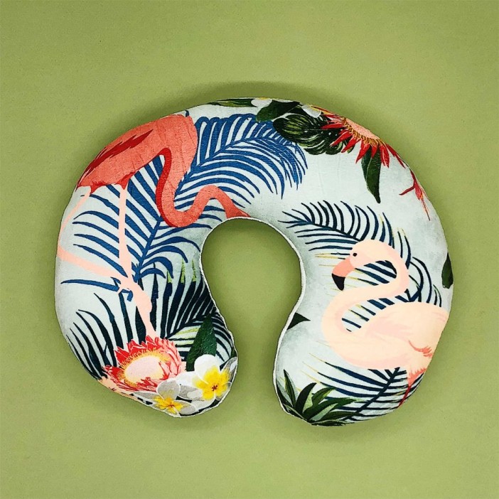 Подушка для шеи "Love flamingo" 