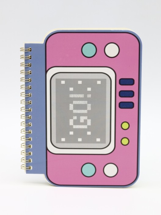 Блокнот на спирали (B6) &quot;Retro joystick&quot;, pink (13*18) 