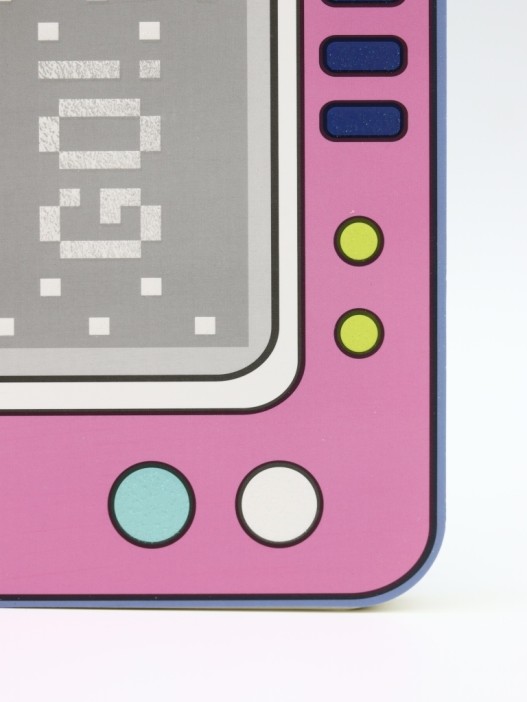 Блокнот на спирали (B6) &quot;Retro joystick&quot;, pink (13*18) 