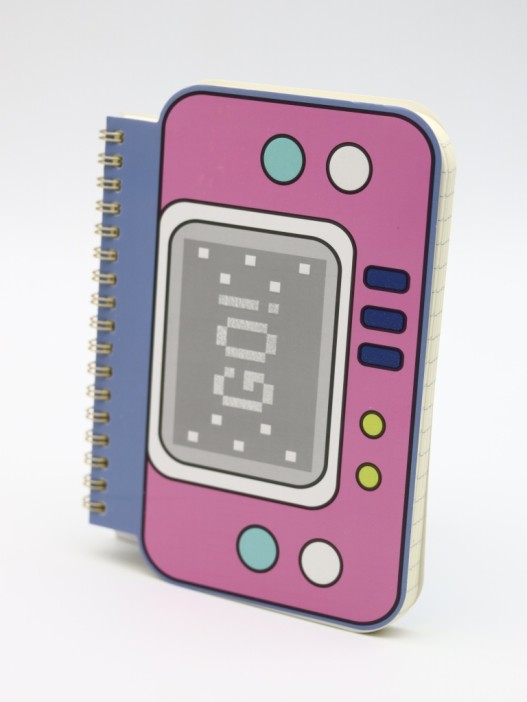 Блокнот на спирали (B6) &quot;Retro joystick&quot;, pink (13*18) 