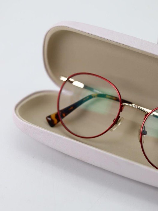 Чехол для очков GIRLY &quot;Be happy life is good&quot;, pink 