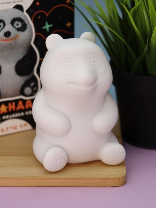 Алмазная мозаика на копилке (нижняя загрузка) Draw Me! «Panda», (9*8.5*12 см) 