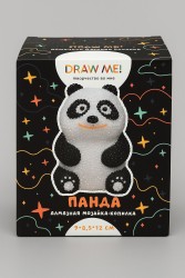 Алмазная мозаика на копилке (нижняя загрузка) Draw Me! «Panda», (9*8.5*12 см)