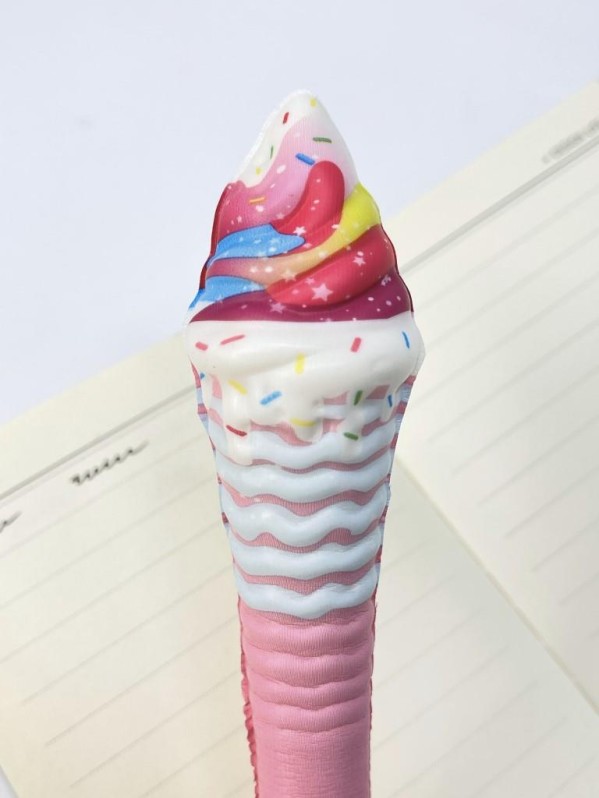 Ручка-сквиш "Ice cream", pink