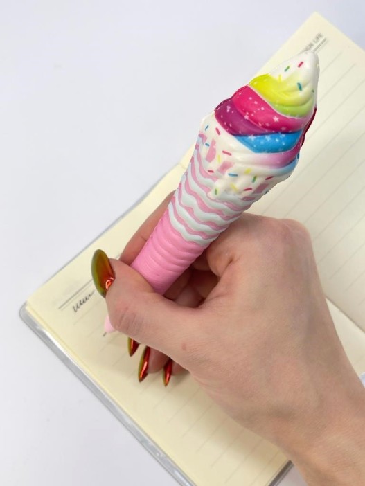 Ручка-сквиш &quot;Ice cream&quot;, pink 