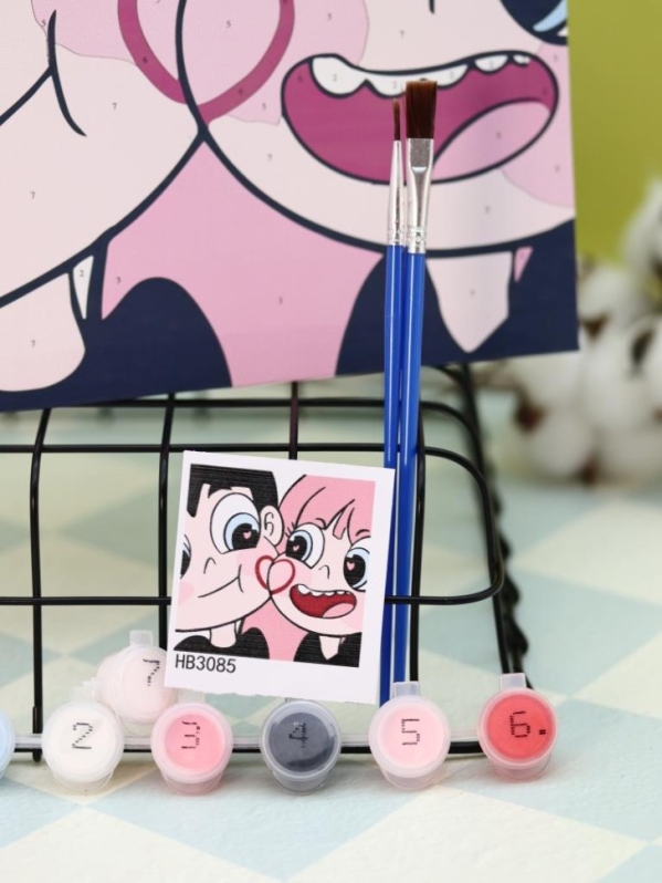 Картина по номерам на подрамнике Draw Me! "Любовь к жизни", (20*20 см)