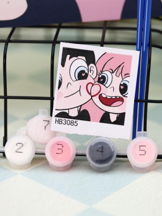 Картина по номерам на подрамнике Draw Me! «Love of life», (20*20 см) 