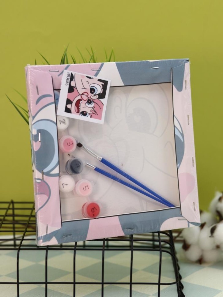 Картина по номерам на подрамнике Draw Me! "Любовь к жизни", (20*20 см)