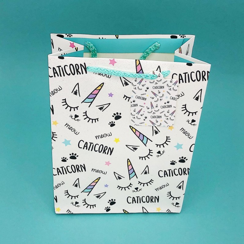 Пакет подарочный (S) &quot;Caticorn&quot; 