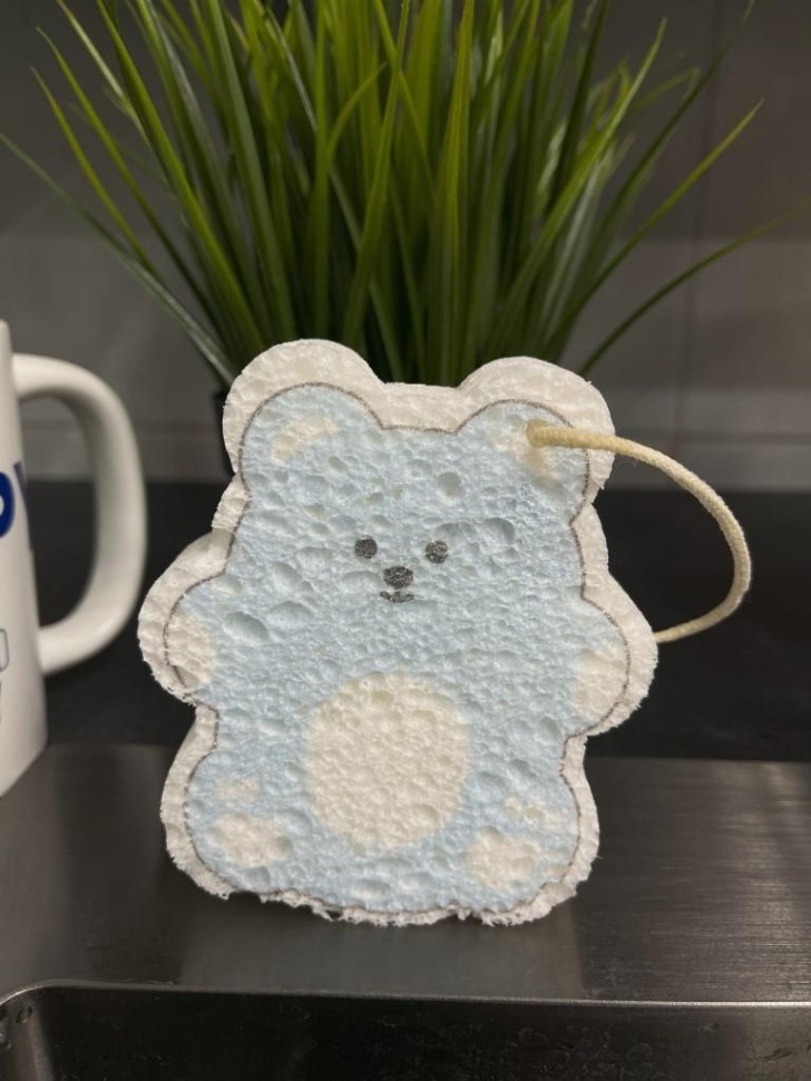 ЭКО губка для посуды "Bears"