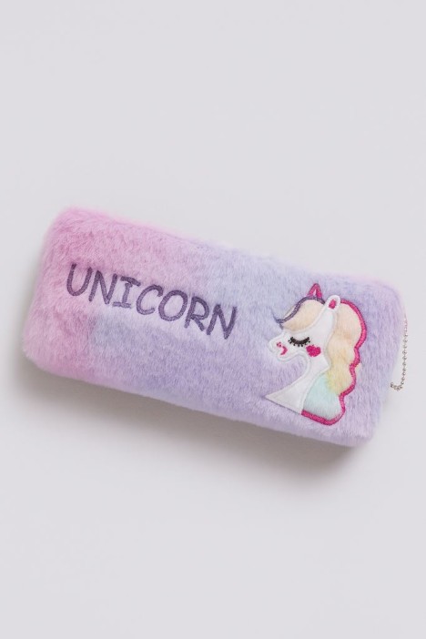 Пенал плюшевый &quot;Multicolored unicorn&quot;, multicolored (20*10 см) 