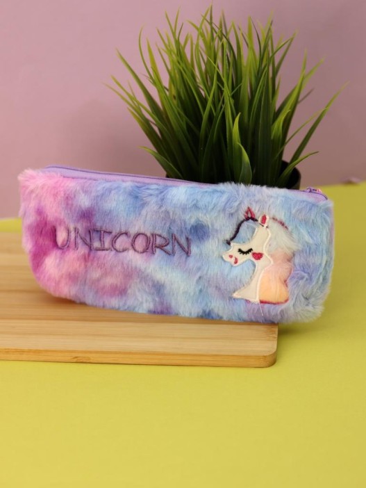 Пенал плюшевый &quot;Multicolored unicorn&quot;, multicolored (20*10 см) 