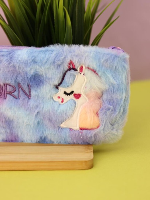 Пенал плюшевый &quot;Multicolored unicorn&quot;, multicolored (20*10 см) 
