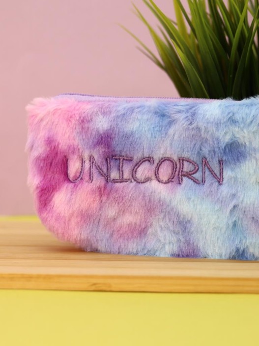 Пенал плюшевый &quot;Multicolored unicorn&quot;, multicolored (20*10 см) 