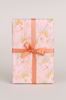 Упаковочная бумага «Parrot», pink (50*70 см)