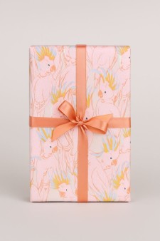 Упаковочная бумага «Parrot», pink (50*70 см)