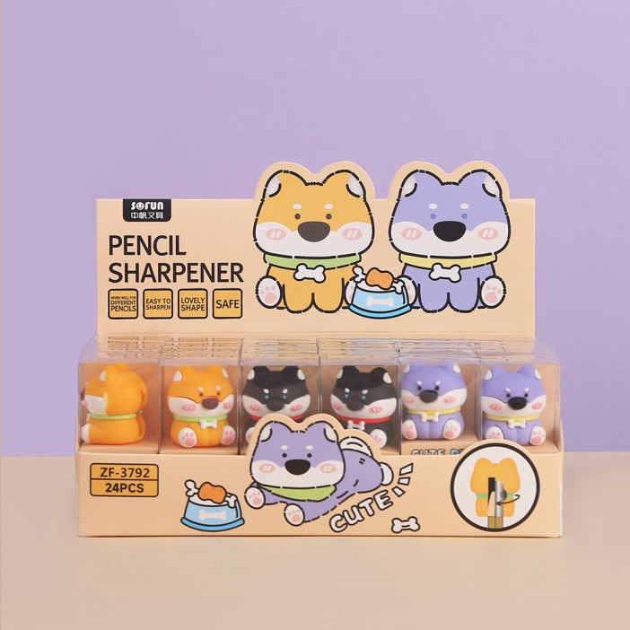 Точилка  для карандашей &quot;Cute dog&quot;, purple 