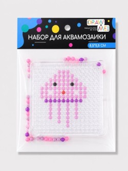 Набор для аквамозаики Draw Me! «Медуза» 8,5*8,5 см.