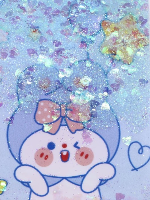 Зеркало шейкер раскладное &quot;Sweet Time Rabbit&quot;, голубое, 8*6 см 