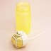 Спортивная бутылка &quot;Goals are achieved&quot;, yellow (450ml) 