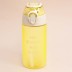 Спортивная бутылка &quot;Goals are achieved&quot;, yellow (450ml) 