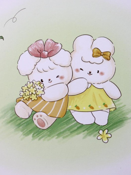 Зеркало &quot;Sweet together bunny&quot; 