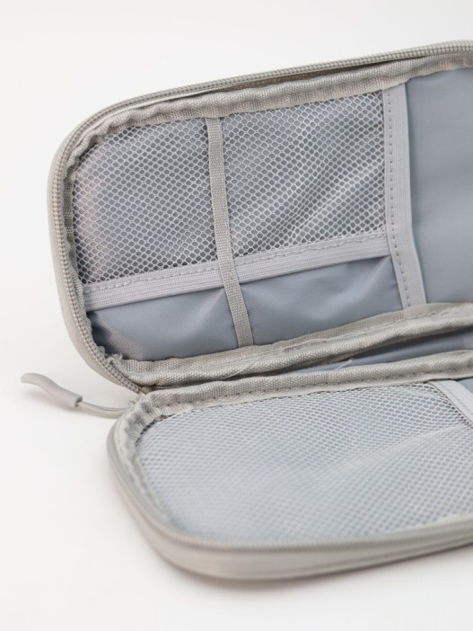 Пенал &quot;Colors&quot;, grey (19*10.5*2,5 см) 